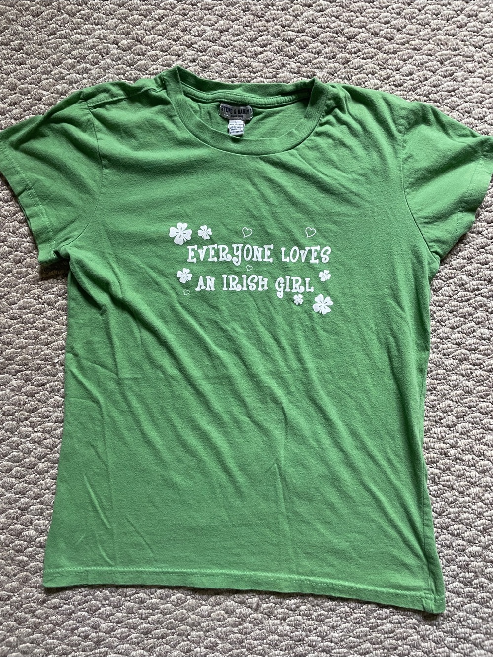 Y2K everyone loves an Irish girl t shirt